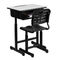 Furnitur Ruang Kelas Anak H750 * W600 * D550mm Hitam Meja Dan Kursi